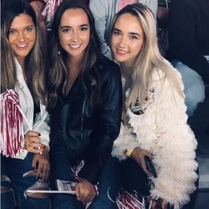 American threads cream jacket size M